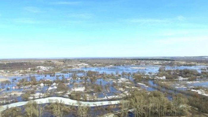 В Пензенской области России свыше 130 домов подтопило из-за паводка