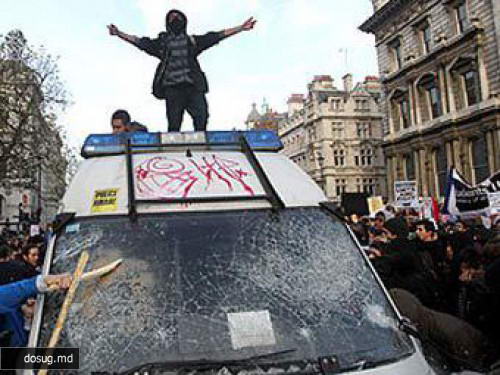Британские студенты устроили беспорядки в Лондоне