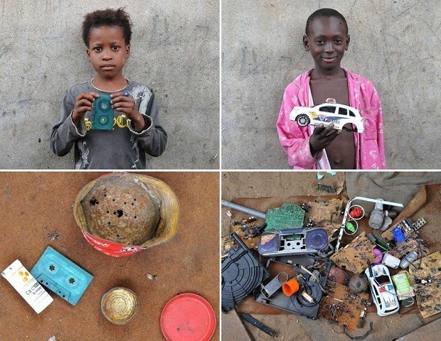 Дети из трущоб и их любимые игрушки