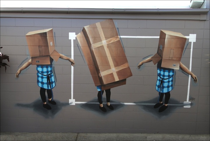 Австралийский уличный художник Финтэн Мэджи (Fintan Magee)