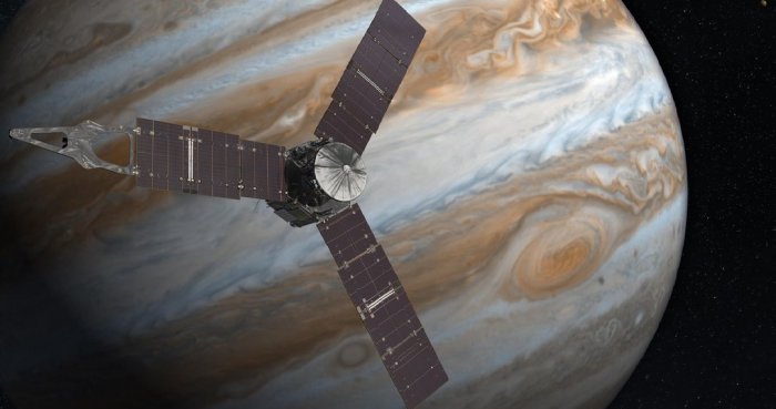 Звук вхождения аппарата Juno в магнитосферу Юпитера
