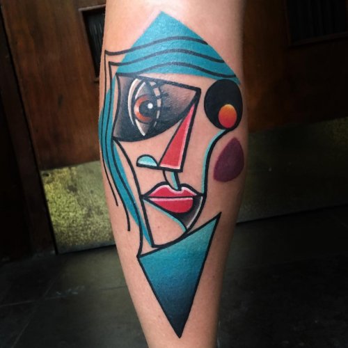 Красочные татуировки Майка Бойда, вдохновлённые творчеством Пикассо