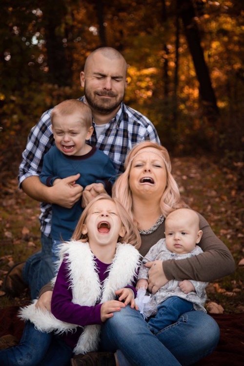 Забавные и нелепые семейные фотографии