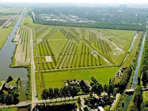 Аэропорт Амстердама борется с шумовым загрязнением с помощью ленд-арта