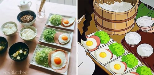 Креативная японка воссоздаёт еду из мультиков Хаяо Миядзаки