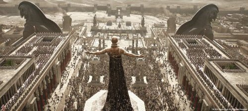 Фильм "300 спартанцев: Расцвет империи" до и после добавления спецэффектов