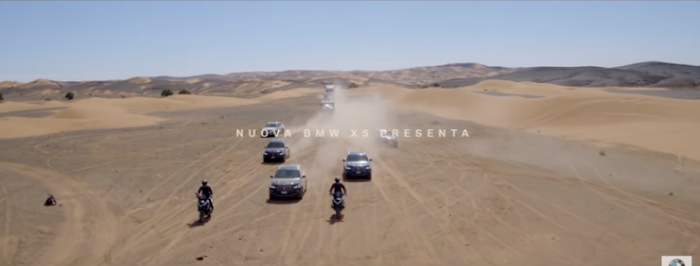 BMW X5 — на воссозданной в Сахаре трассе Монца: видео
