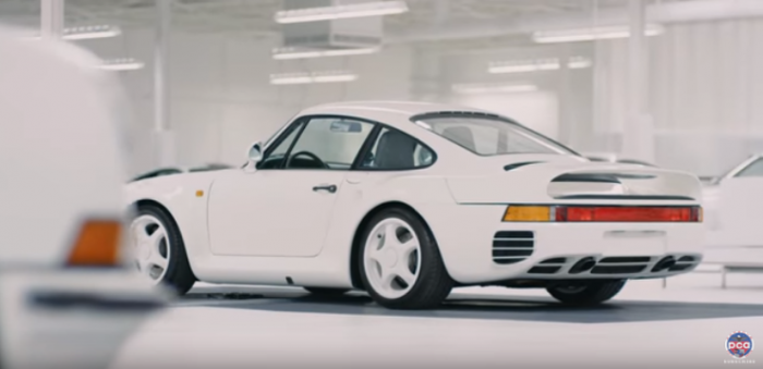 Невероятная засекреченная коллекция белых Porsche