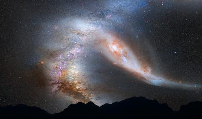 Млечный путь в будущем столкнется с двумя соседними галактиками