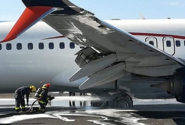 Необычное происшествие во время приземления пассажирского самолета