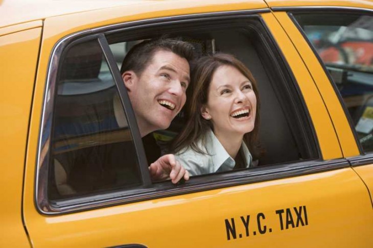 В день всех влюблённых даже клиенты такси необычные