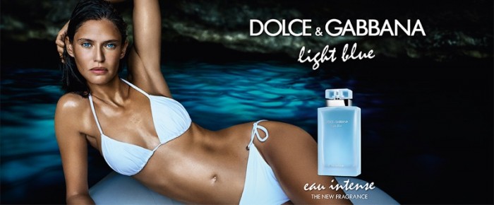 Реклама парфюма "Light Blue eau Intense" от Dolce & Gabbana