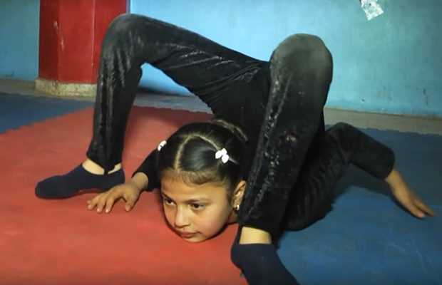 «Девочка-паук» из сектора Газа мечтает покорить мир