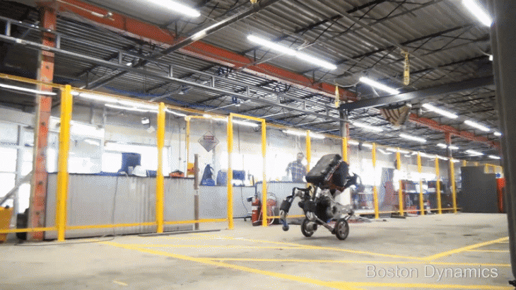 Робот перепрыгивающий препятствия от Boston Dynamics
