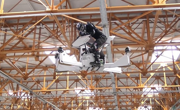 Первый летающий байк в мире от российского проекта Hoverbike