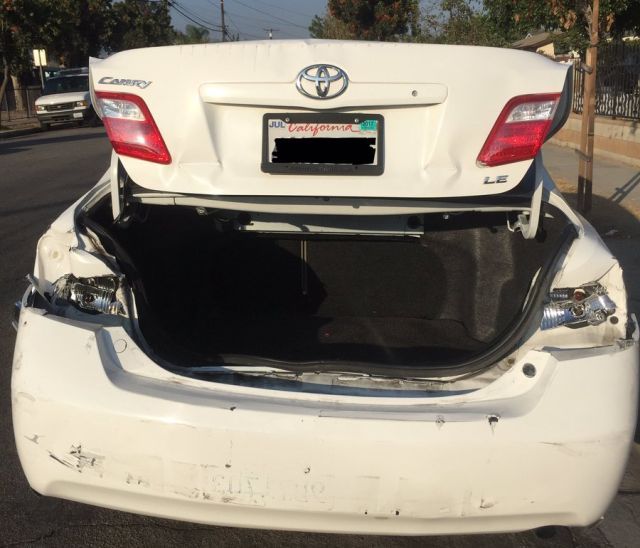 Исчерпывающая информация о виновнике ДТП на багажнике пострадавшего авто