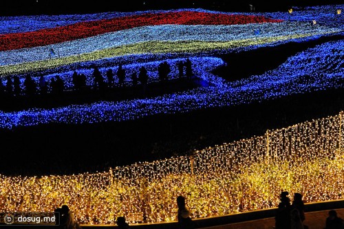 Прогулочный парк из 1 000 000 LED светодиодов