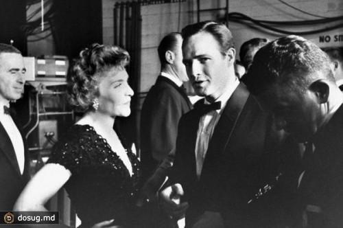 Оскар продюсера Бадди Адлер в гардеробной за фильм "Отсюда в вечность" 1954г.