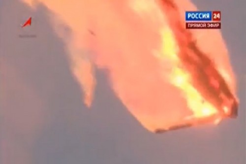 «Протон-М» с тремя спутниками ГЛОНАСС взорвался после старта
