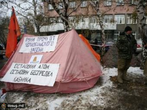 "Чернобыльцы" прекратили голодовку в Донецке