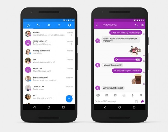 Facebook Messenger получил поддержку SMS