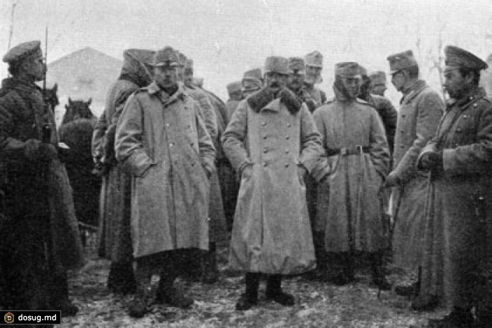 1914. В Петроград прибыла партия военнопленных германцев