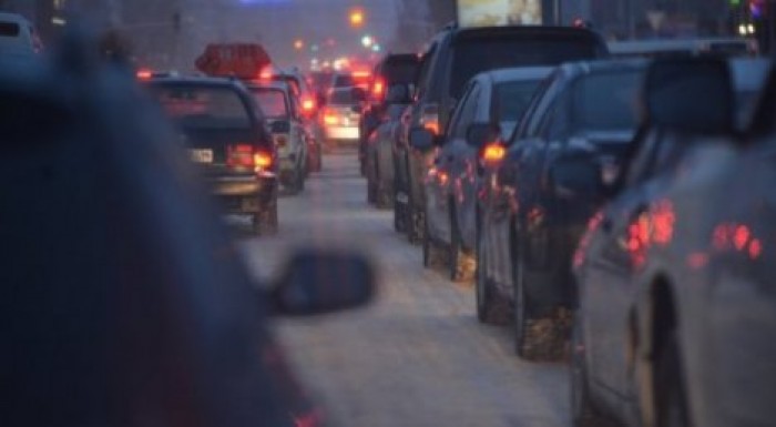 Info Trafic предупреждает о пробках на дорогах Кишинёва