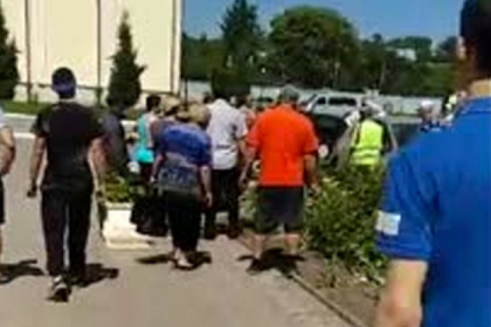 Погоня украинских полицейских за нарушительницей превратилась в комедию