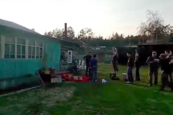 Появилось видео с места массового убийства в якутском селе