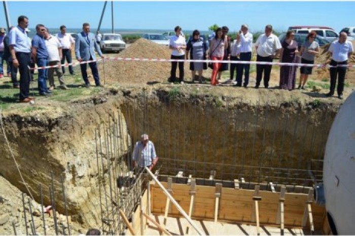 В одном из сел Флорештского района начали строить водопровод