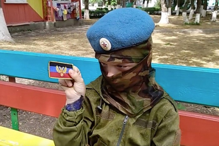 Семилетний ребенок из ДНР похвастался обстрелами украинских военных