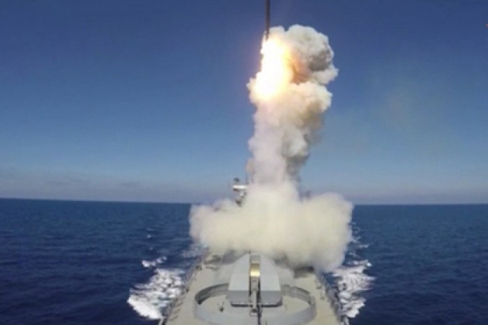 Пуск «Калибра» с «Адмирала Григоровича» попал на видео