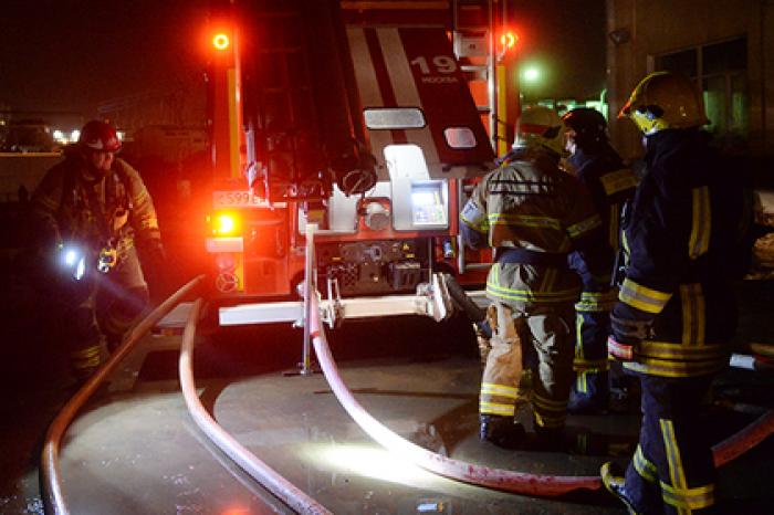 В Петербурге загорелся ледокол «Виктор Черномырдин»