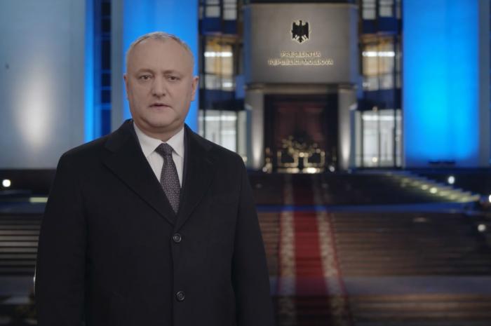 Новогоднее послание президента Республики Молдова Игоря Додона