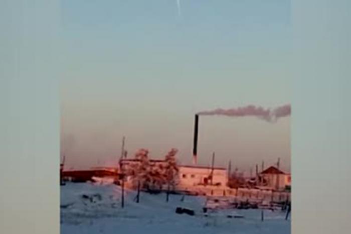 Падение фрагментов ракеты «Союз» в Якутии попало на видео