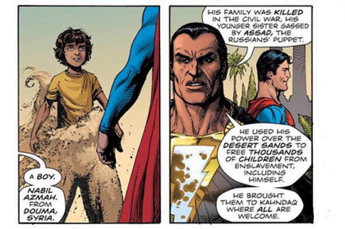 В комиксе о Супермене нашли жертву химатаки «русской марионетки Асада»