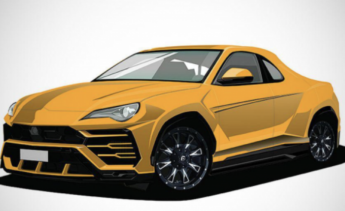 Японцы превратили Toyota GT86 в пикап со внешностью Lamborghini Urus