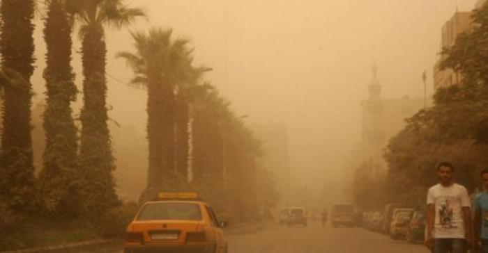 Египет накрыла песчаная буря