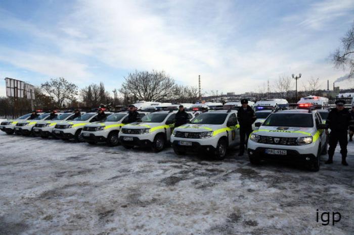 Генеральный инспекторат полиции получил новые транспортные средства
