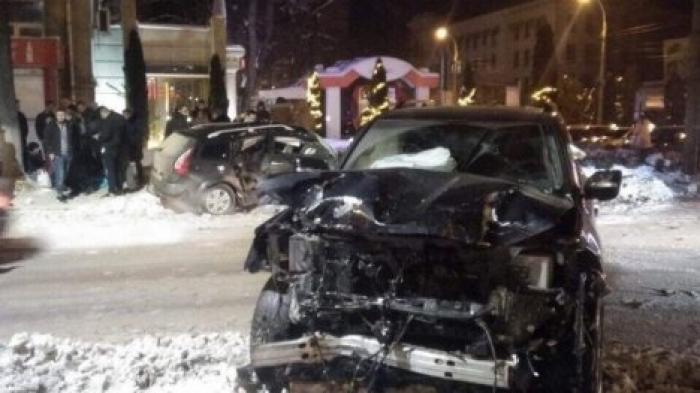 Серьезная авария в центре Кишинева: есть пострадавшие