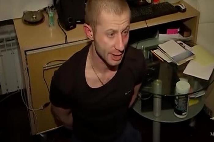 Задержание похитителя картины из Третьяковки попало на видео