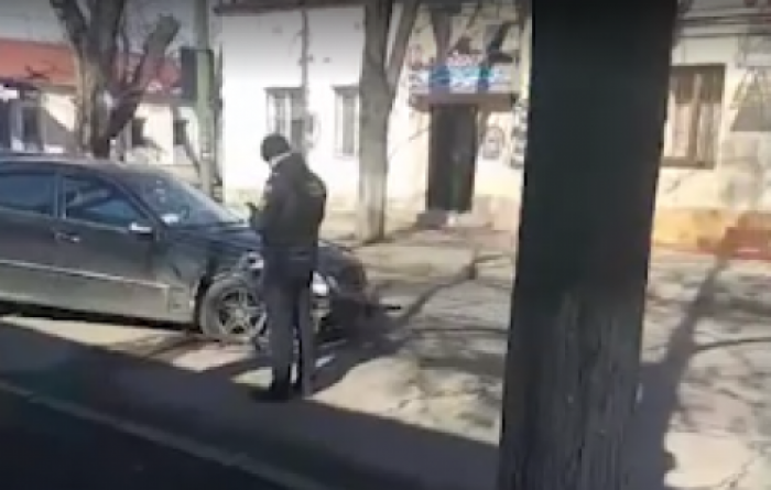 На столичной улице Михаил Когэлничану произошло ДТП