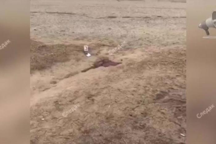 Появилось видео с места убийства стрелявшего по полицейским россиянина