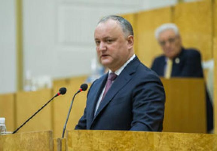 PREŞEDINTELE IGOR DODON A DECLARAT CĂ A SOLUŢIONAT PROBLEMA TRANZITULUI MĂRFURILOR MOLDOVENEŞTI ÎN RUSIA PRIN UCRAINA