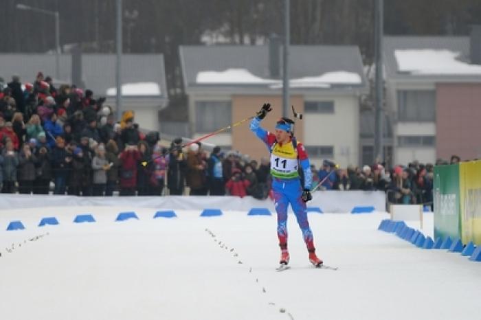 Российский биатлонист завоевал серебро на чемпионате Европы