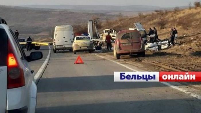 Серьезная авария с участием грузового автомобиля на трассе Бельцы - Кишинев
