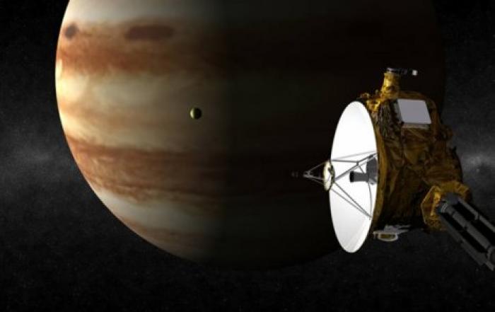 NASA показало небо на Юпитере