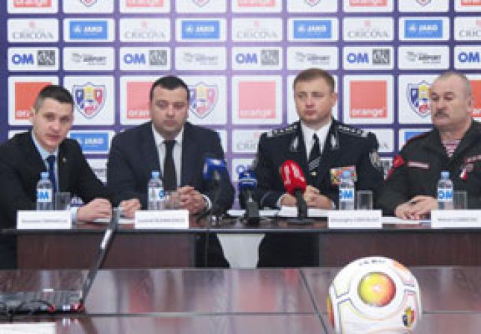 SIGURANŢA LA MECIUL MOLDOVA-FRANŢA VA FI ASIGURATĂ DE ANGAJAŢII MAI