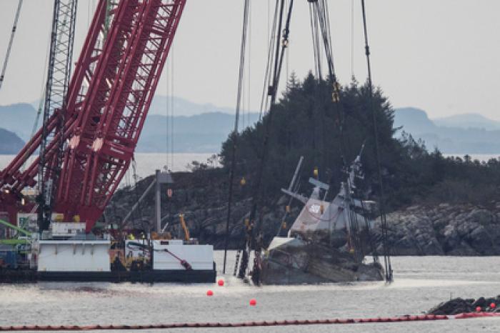 Аварию с затонувшим военным кораблем повторят в Норвегии