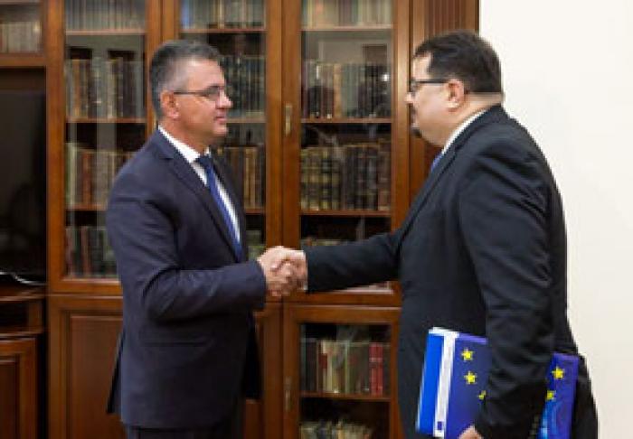 ŞEFUL TRANSNISTRIEI ŞI REPREZENTANTUL UE S-AU PRONUNŢAT PENTRU MENŢINEREA DINAMICII NEGOCIERILOR ÎNTRE CHIŞINĂU ŞI TIRASPOL